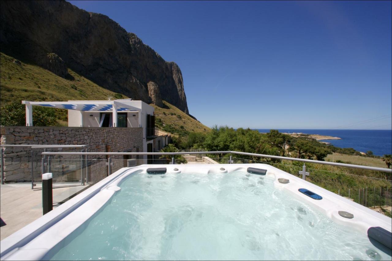 Villa Antonia - Vasca Idromassaggio Terrazza Vista Mare سان فيتو لو كابو المظهر الخارجي الصورة