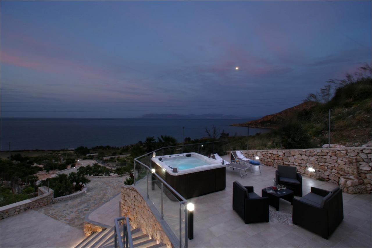 Villa Antonia - Vasca Idromassaggio Terrazza Vista Mare سان فيتو لو كابو المظهر الخارجي الصورة